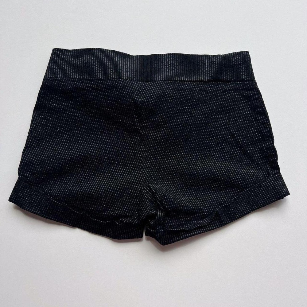 Top Ten USA Vintage Pinstripe Black Microshorts - Picture 2 of 4